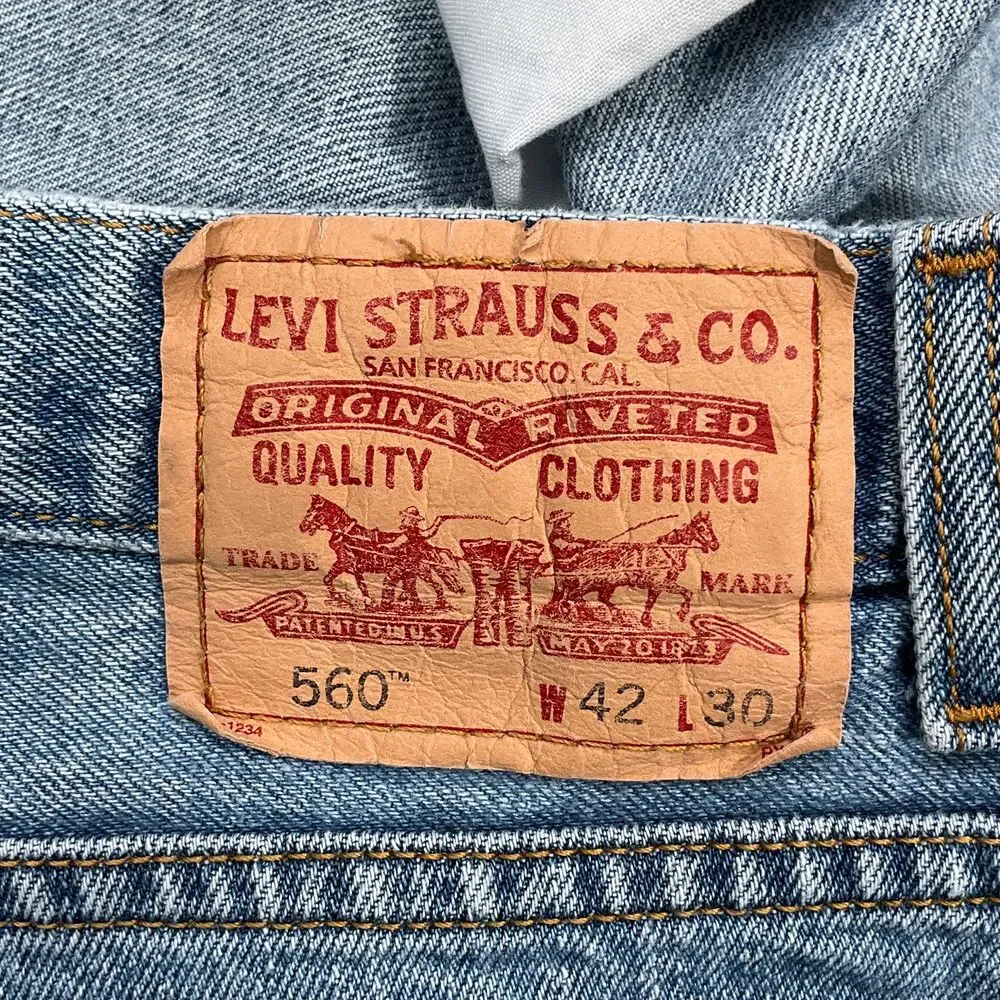 Levis 560 waist measures